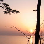 福井県三国の夕焼け1