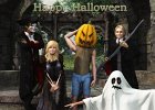 Happy　Halloween  F3Dのお題でレンダ■ハロウィンで製作。ハロウィンはダークなイメージがあるので、逆に明るい雰囲気の作品としてみました。子供たちが魔女やお化けに仮装するので すが、気合の入った仮装をする子やかぶりものをかぶっただけなど、いろいろと想像しながら、滅多に使用しない子供のフィギュア（＋α）に仮装させてみました。（2007年10月製作）  使用ソフト　Vue 6　Poser7　PhotoshopEL5.0｜クレジット　V4　Valeria for V4　The Witch　Laura　Luke　Pirate Pack for M3　V3　V3 Male Morph Pack　Temple Ruins　The Graveyard（DAZ）　Trick or Treat!　RDNA　Jack&#39;O&#39;Lanterns（Runtime DNA）　School Wizard for Luke and Laura（Poser World）　Chaz for M3（RMP）　ApolloMaximus　2007